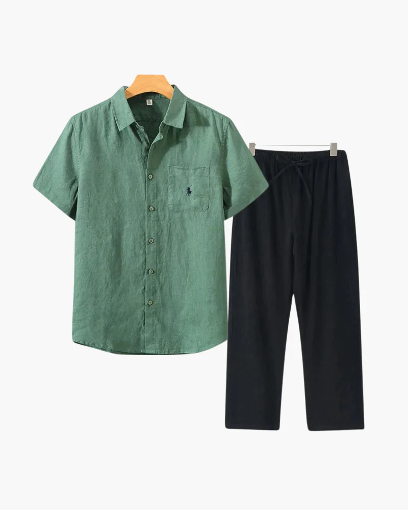 R. Ꮮаᴜгеn Linen Combo (Shortsleeve)