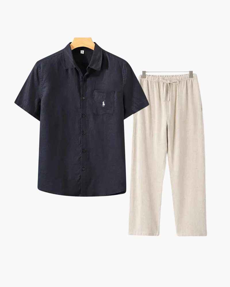 R. Ꮮаᴜгеn Linen Combo (Shortsleeve)