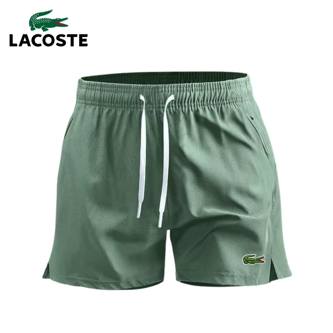 LACOSTE – Elegant Quick-Dry Swim Trunks