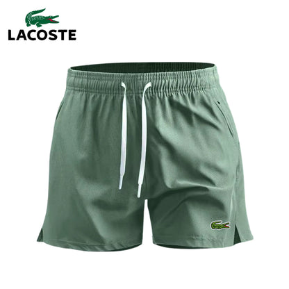 LACOSTE – Elegant Quick-Dry Swim Trunks