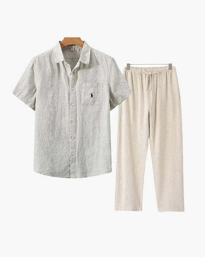 R. Ꮮаᴜгеn Linen Combo (Shortsleeve)