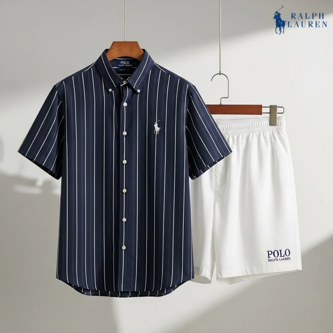 R. Ꮮаᴜгеn Classic Summer Set – Shirt & Shorts