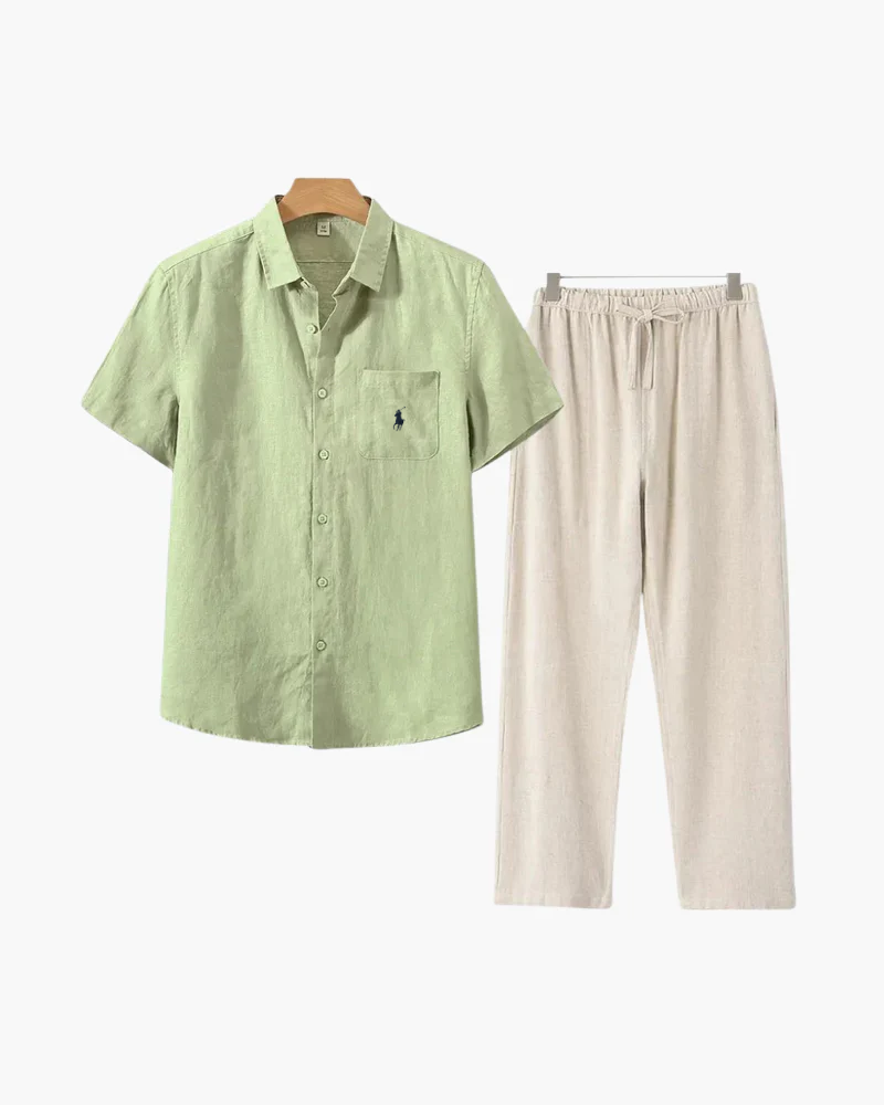 R. Ꮮаᴜгеn Linen Combo (Shortsleeve)