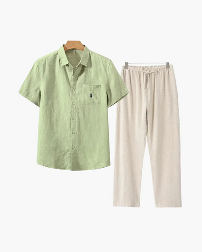 R. Ꮮаᴜгеn Linen Combo (Shortsleeve)