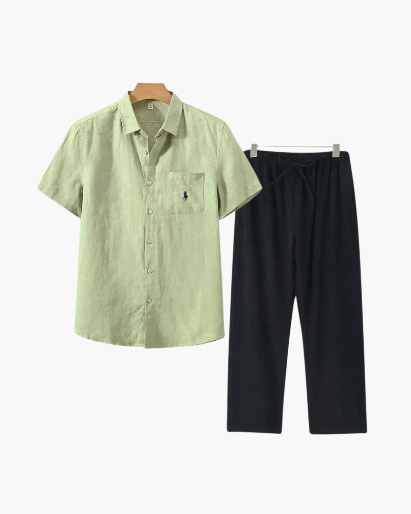 R. Ꮮаᴜгеn Linen Combo (Shortsleeve)