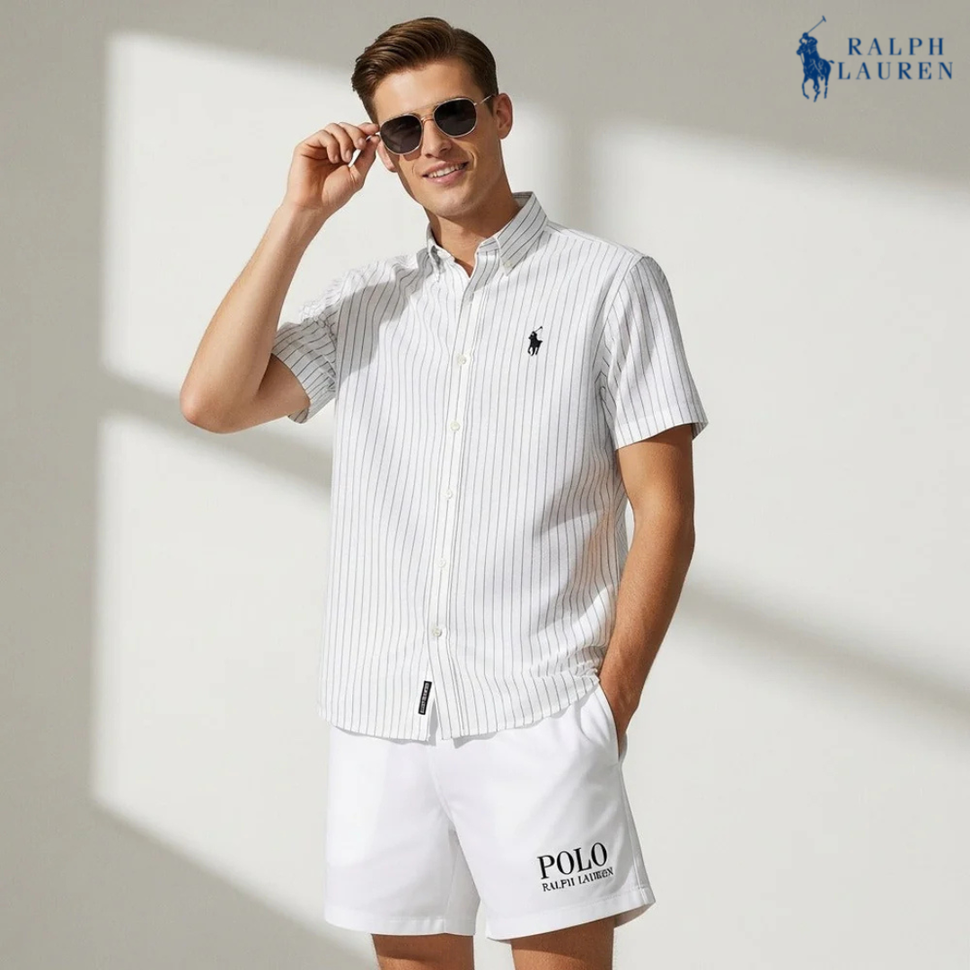 R. Ꮮаᴜгеn Classic Summer Set – Shirt & Shorts