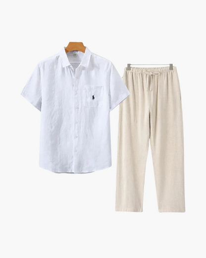 R. Ꮮаᴜгеn Linen Combo (Shortsleeve)