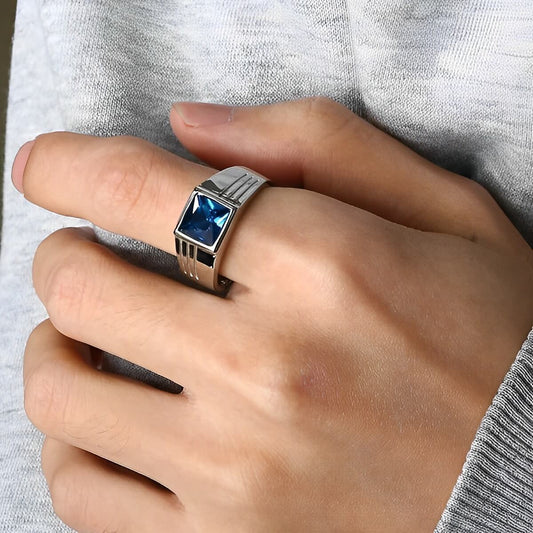Silver-Ocean Ring