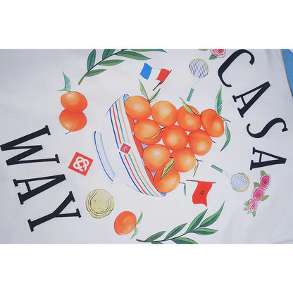 Casa Way Grand Prix Riviera Silk Shirt & Shorts Set