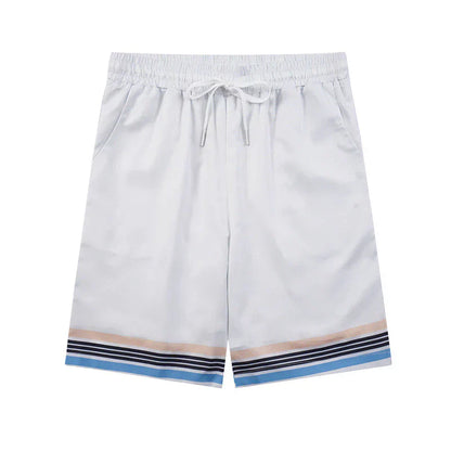 Casa Way Grand Prix Riviera Silk Shirt & Shorts Set