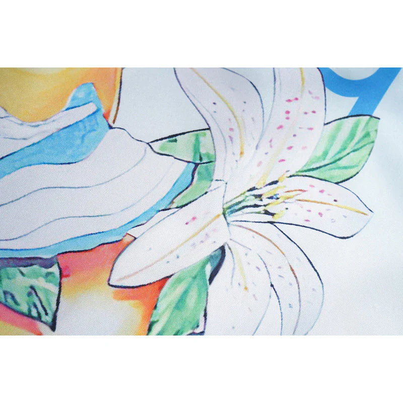 Casa Sport Capri Vista Silk Shirt & Shorts Set