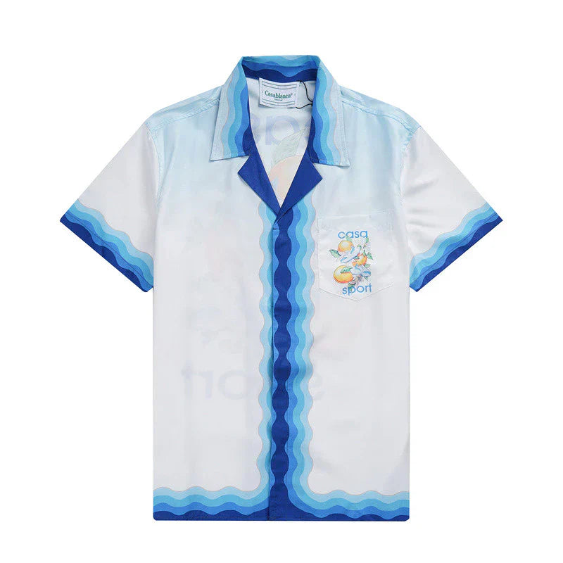 Casa Sport Capri Vista Silk Shirt & Shorts Set