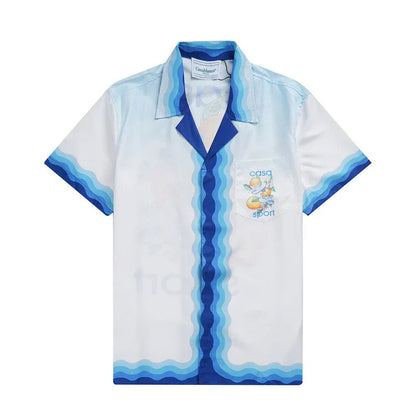 Casa Sport Capri Vista Silk Shirt & Shorts Set
