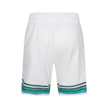 Casa Tennis Marina Bay Classic Silk Shirt & Shorts Set